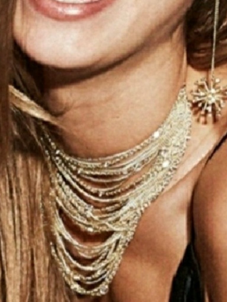 Kendra Scott Anastasia Multi-Strand Rhinestone Chain Necklace